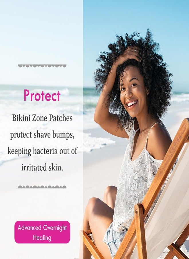 Bikini Zone Ingrown Hair Patches, Hydrocolloid Treatment for Day/Night Use, 20 Count 2 Pack - Image 3