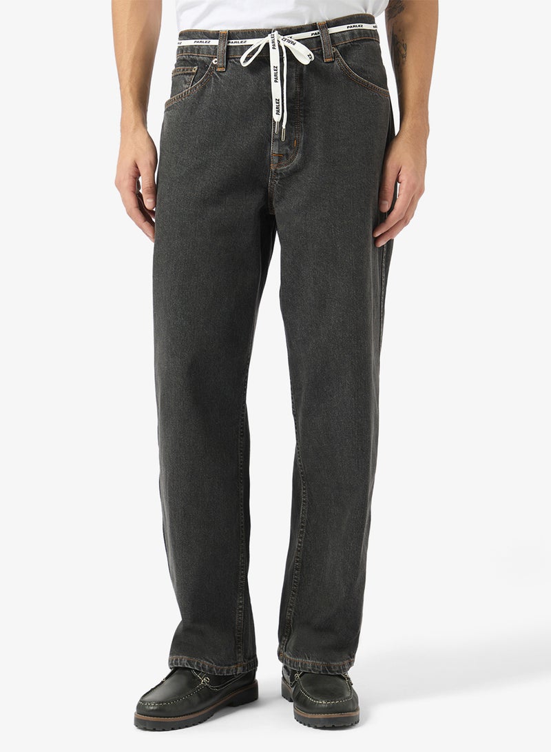 Parlez Indy Denim Jeans Mid Black Wash - Image 1