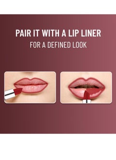Swiss Beauty Swiss Beauty Pure Matte Lipstick Orange Red 3.8gm  - Image 4