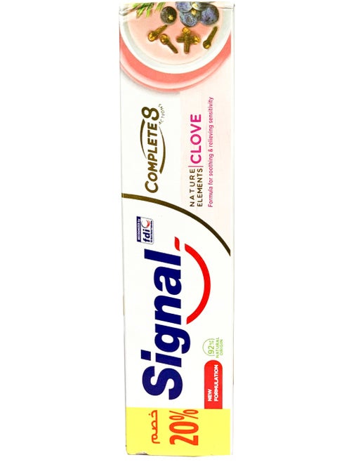 Signal Complete 8 Nature Elements For Soothing And Relieving Sensitivity Clove Toothpaste 100 Ml Promotion
