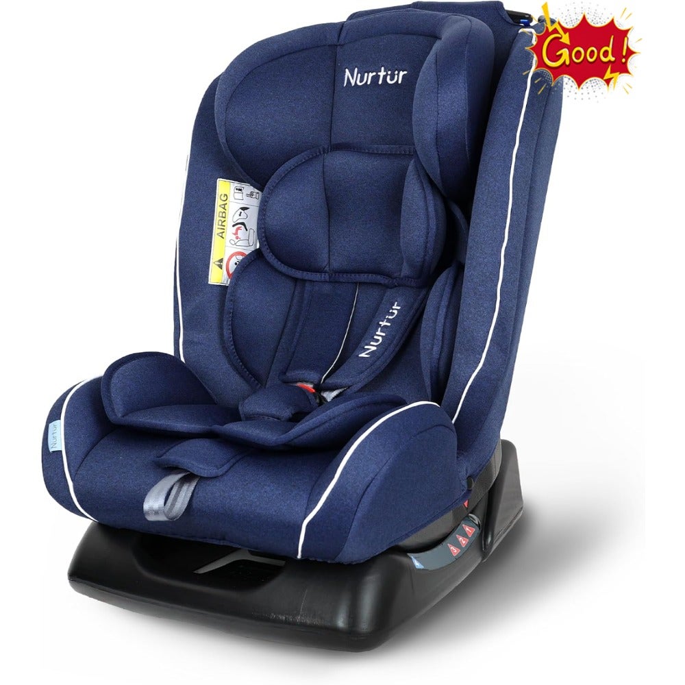 Otto Baby/ 4-in-1 Car Seat - 4 Position Recline - 5-Point Safety Harness 10 Level Adjustable Headrest, 0 months to 12 years Group 0+/1/2/3,Upto 36kg - Dark Blue