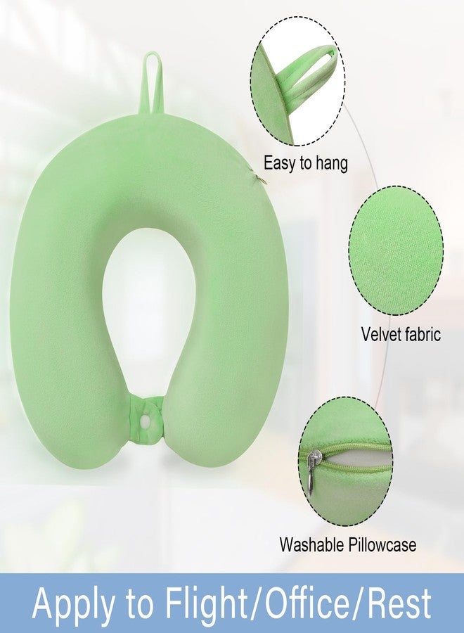 Gosider Neck Pillows for Travel Comfortable Travel Neck Pillow U Shape Memory Foam Support Neck and Head Portable Neck Travel Pillow Suitable for Airplane Trains Car Travelings - Image 2
