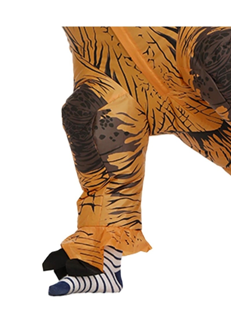 Unisex Jurassic World T-rex Inflatable Costumes, T Rex Costume for Funny Cosplay (for Kids, 120-150cm)  - Image 3