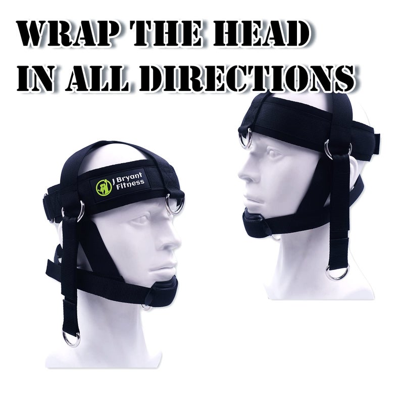 J Bryant Neck Harness Head Weight Lifting with Chain Adjustable Strap Neck Exercise Equipment - Image 2