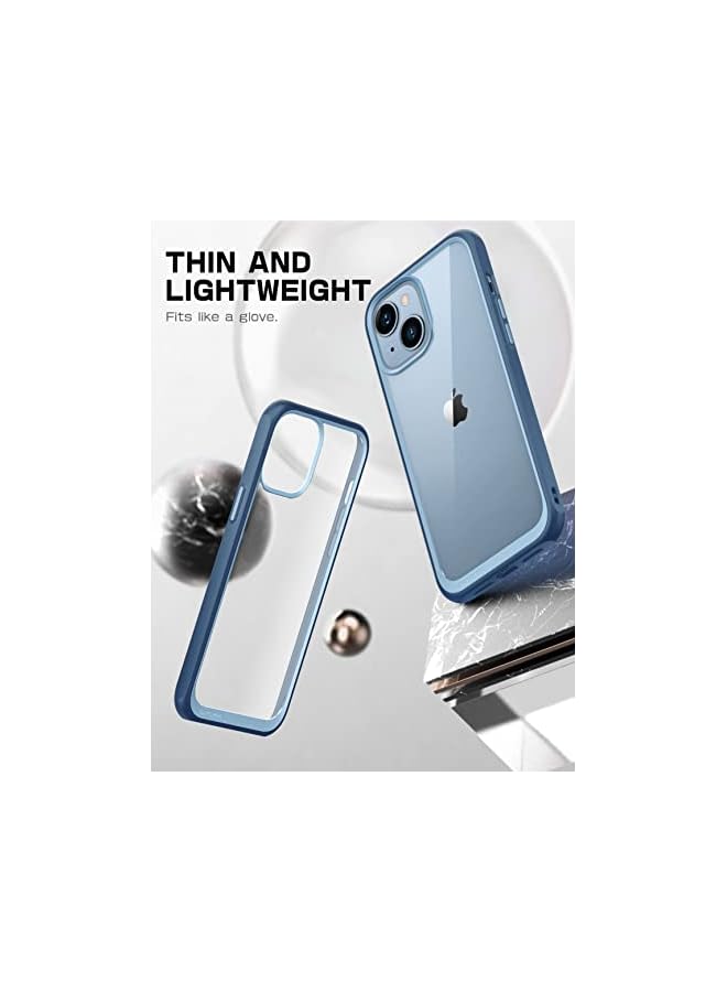 SupCase Unicorn Beetle Style Series Case for iPhone 14 Plus 6.7 Inch (2022), Premium Hybrid Protective Slim Clear Case (Azure) - Image 4