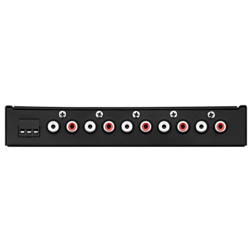 Taramp's Taramps TEQ 7.4 Stereo 7-band Graphic Equalizer Car Audio Rca Input/Output, Auxiliary Gain, Fader Control 2 Input Channel 3 Output Channel, Blue LED Sound Equalizer - Image 4
