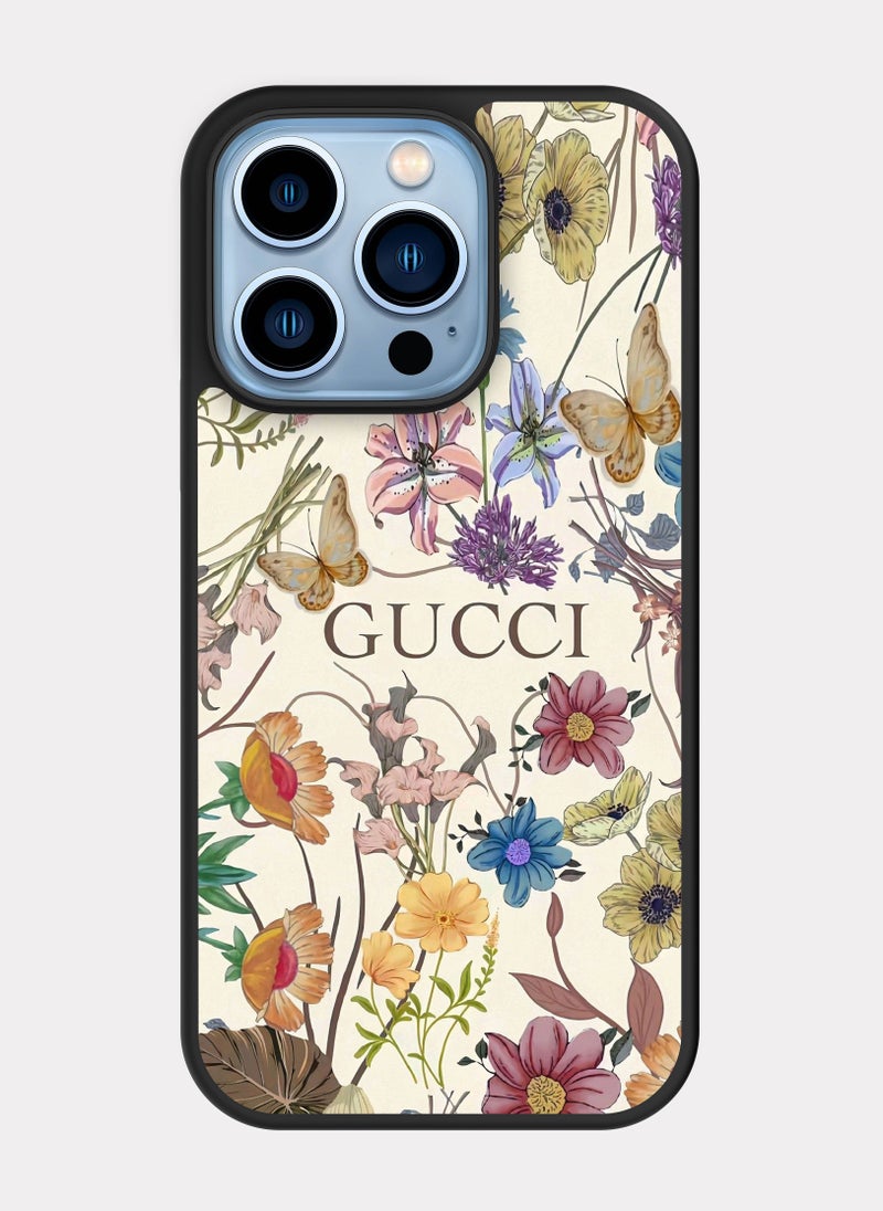 بكسلات كفر ايفون 13 برو غوتشي ملون - Image 1