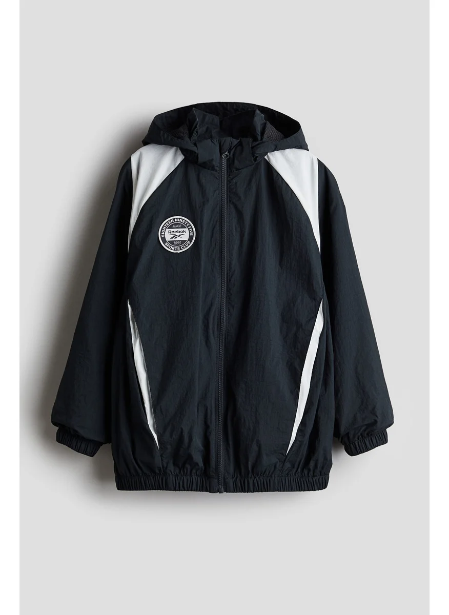 H&M Motif-Detail Windbreaker