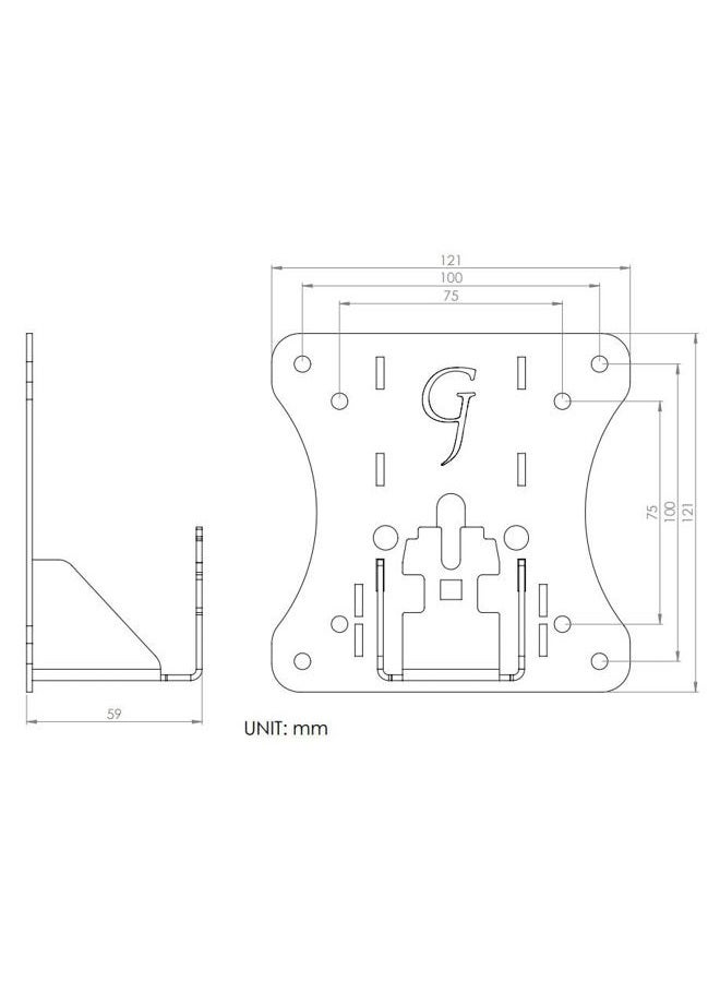 Gladiator Joe Monitor Arm/Mount VESA Bracket Adapter Compatible with Dell SE2219H, SE2219NX, SE2319HN, SE2419H, SE2419HN, SE2719H, SE2719NX Monitors - 100% Made in North America - Image 5