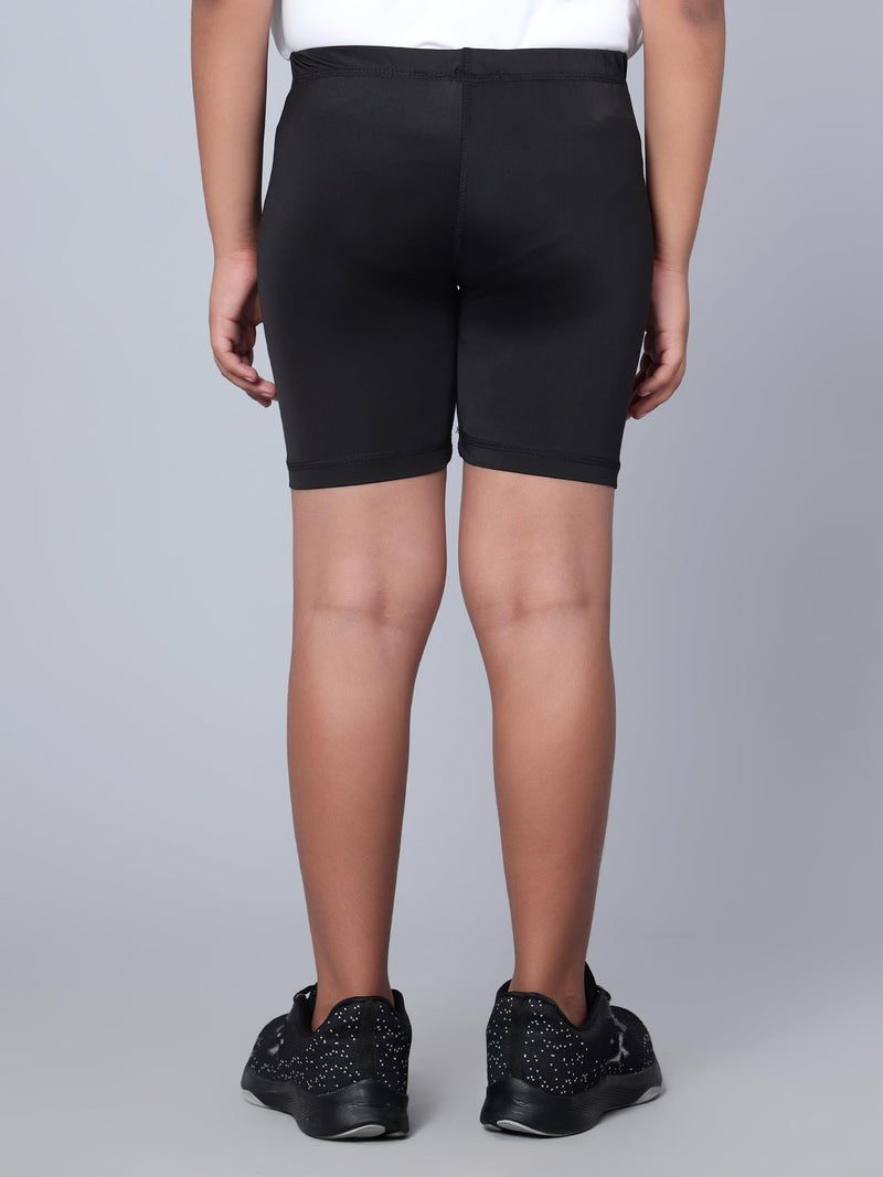 Vector X OKS-224 Kids Compression Half Bottom Shorts (28, Black) - Image 3