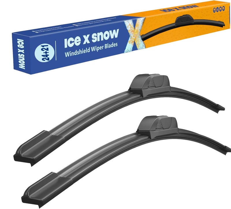 ICEXSNOW 2421 Water Repellent Windshield Wiper Blades Replacement for Honda Pilot 20082003 Dodge Charger 20202011 Chevy Camaro 20142010 Chrysler 300 20202011 Odyssey 20041999 AND MORE