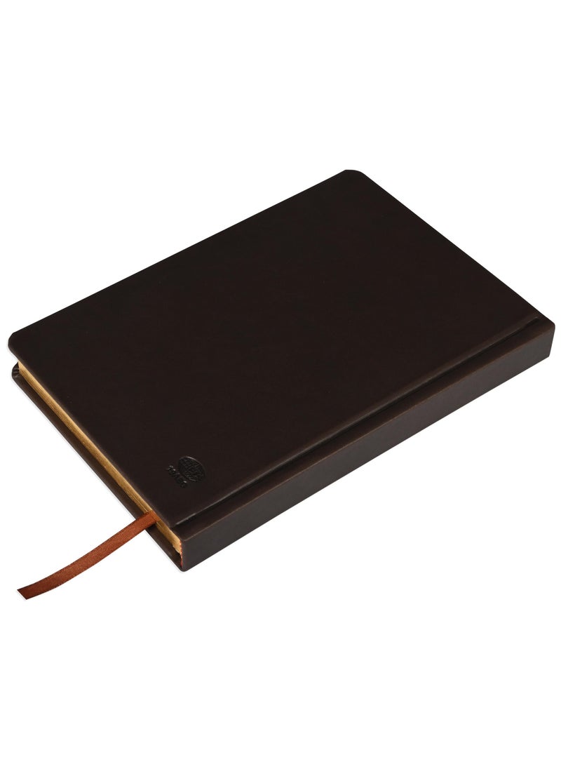 FIS FIS Golden A5 Diary 2025 (Arabic/English) Dark Brown - FSDI19AEG25DBR  - Image 5