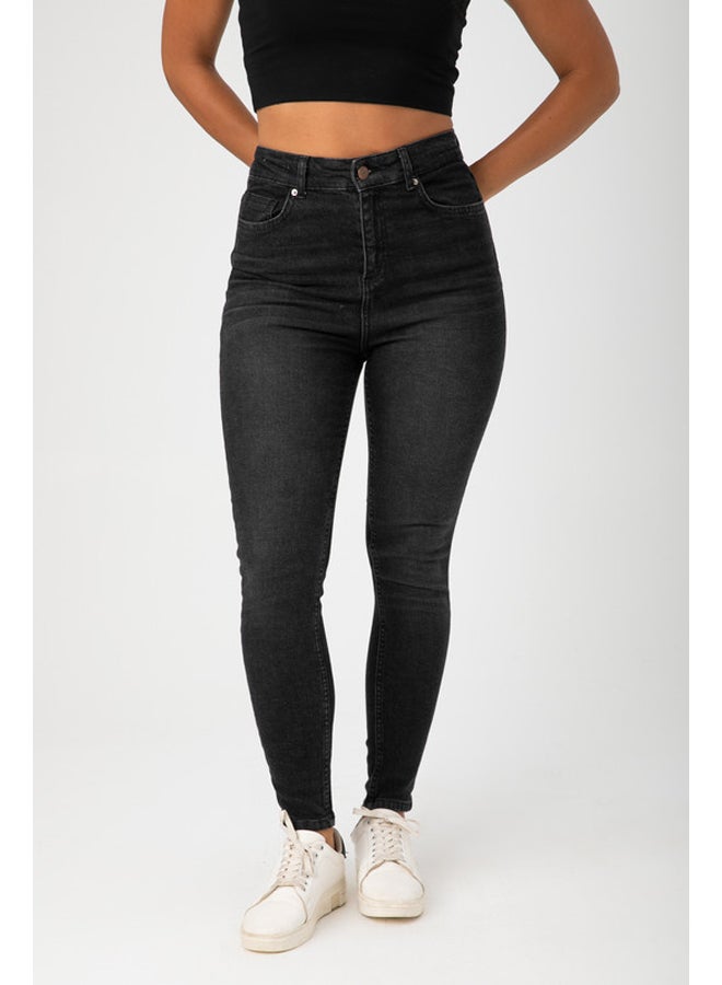 Marco Bergamo جينز نسائي ضيق بخصر عالٍ - Image 2