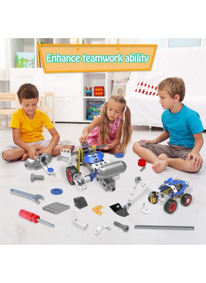 HISTOYE - Building Toys For Kids Age 4-8 Erector Sets For Boys Age 6-8-12 Stem Toys For 5+ Year Old Boys Robot Building Kit For Kids Diy Building Blocks Construction Toys Gifts For 4 5 6 7 8+ Years Old - Image 1