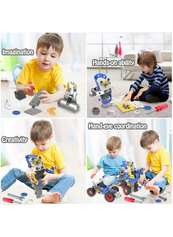 HISTOYE - Building Toys For Kids Age 4-8 Erector Sets For Boys Age 6-8-12 Stem Toys For 5+ Year Old Boys Robot Building Kit For Kids Diy Building Blocks Construction Toys Gifts For 4 5 6 7 8+ Years Old - Image 1
