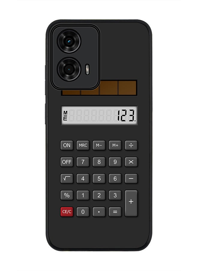 Stylizedd For Motorola Moto G04 / G04s Case,Slim fit Camera Protection, Shockproof Thin Phone cover - Calc (Black) - Image 1