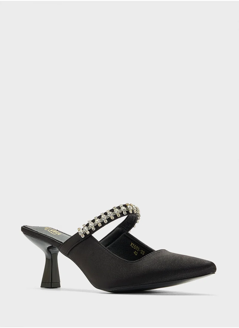 ايلا ليمتد اديشن Diamante Heeled Pump