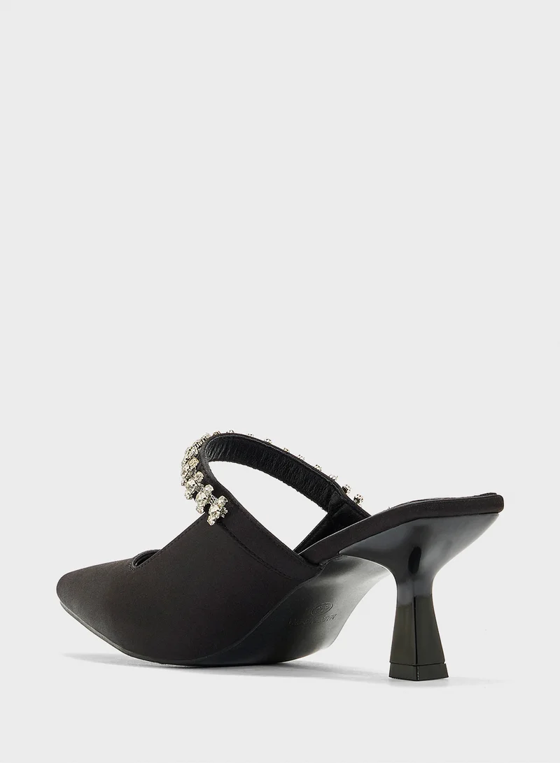 Ella Limited Edition Diamante Heeled Pump