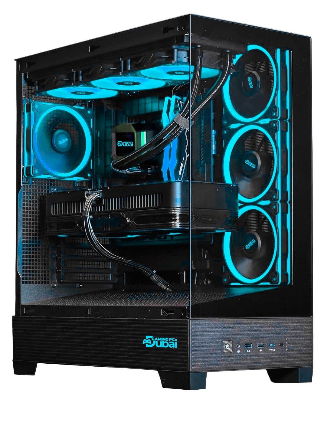 Gaming PC Core i5-14400F / 32GB RAM 3600MHz / Nvme 1TB SSD / NVIDIA GeForce RTX 5060 TI 8GB / 750W Power supply / Gaming case / Windows 11 Pro Gaming PC Core i5-14400F - RTX 5060 TI