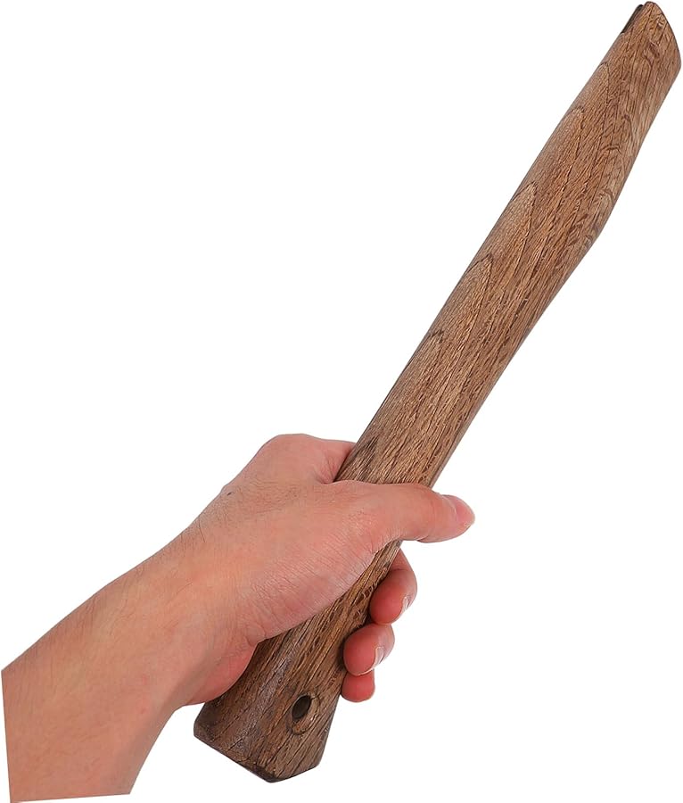 مقبض فأس خشبي بديل تصميم نمر قبضة مريحة 37 سم بني - Image 4