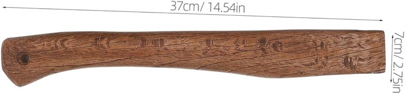 مقبض فأس خشبي بديل تصميم نمر قبضة مريحة 37 سم بني - Image 3