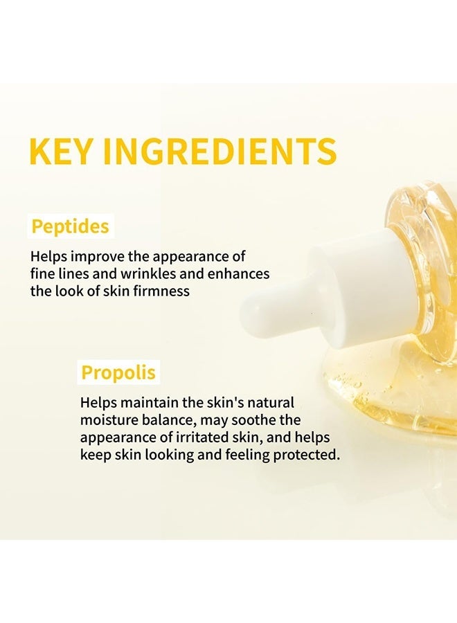 نيدا سيروم تجديد البروبوليس بالبيبتيد | مركب البيبتيد، مستخلص البروبوليس، الأدينوزين | مظهر شبابي، مكافحة التجاعيد، الخطوط الدقيقة، العناية بالمسام والزهم | 50 مل - Image 4