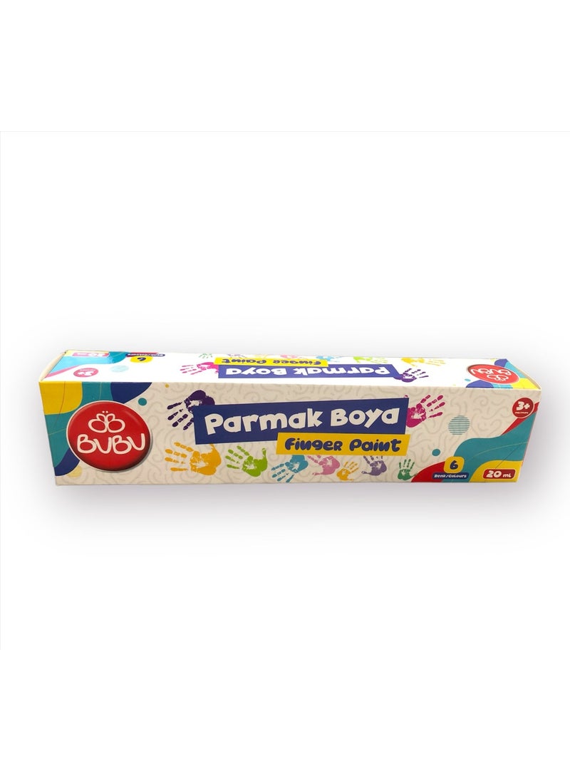 Bu-Bu Finger Paint 6 Colors 20 ml 