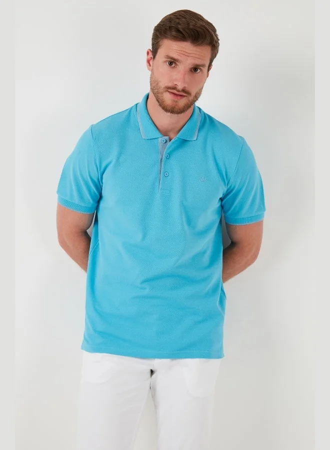 Buratti  Buratti Cotton Slim Fit Stripe Detailed Buttoned Polo Collar 4-Pack T Shirt Men's T SHIRT 5902118S4 for Men | Best Price UAE