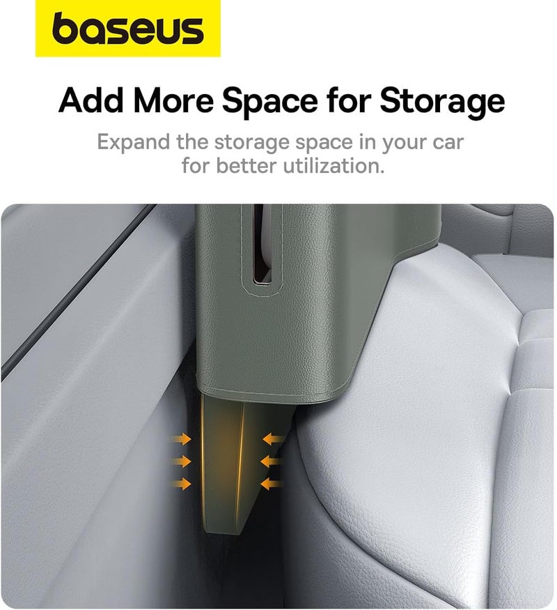 Baseus OrganizeFun Series Car Console Storage Organizer Frosted Gray - Image 3