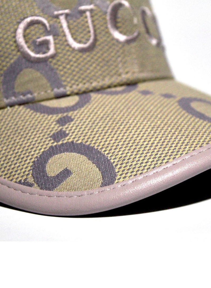 GUCCI Gucci GG Monogram Canvas Baseball Cap - Beige & Light Pruple  - Image 2