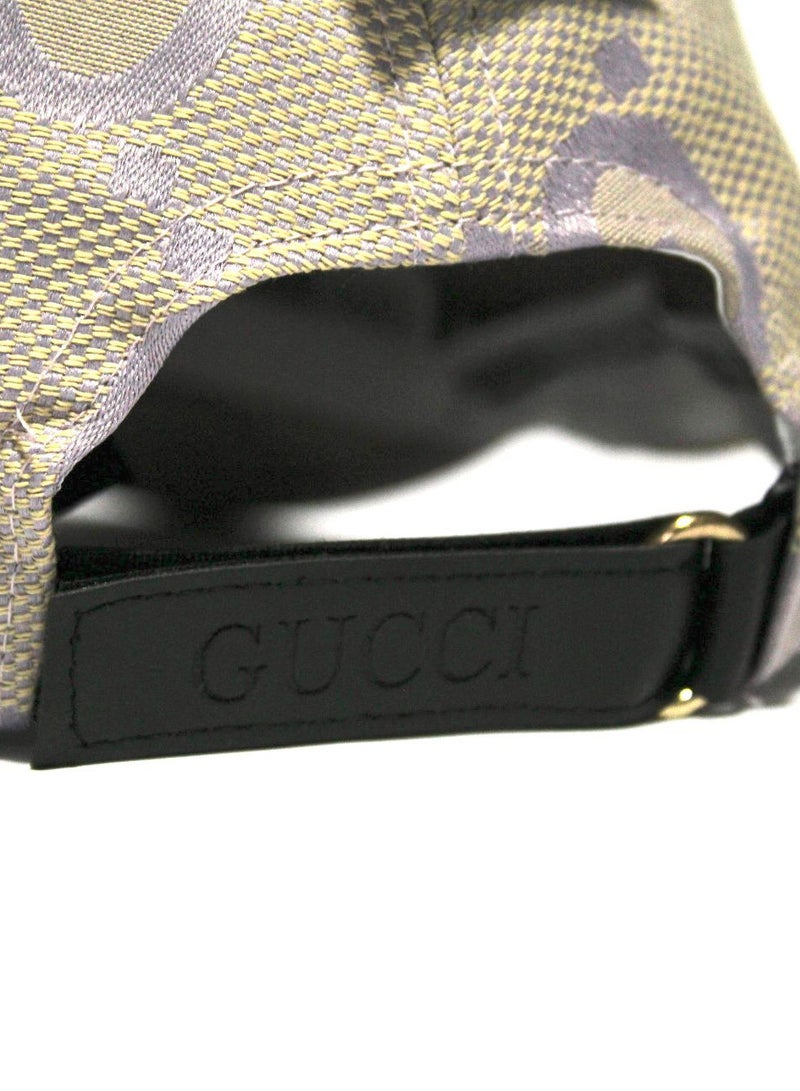 GUCCI Gucci GG Monogram Canvas Baseball Cap - Beige & Light Pruple  - Image 4