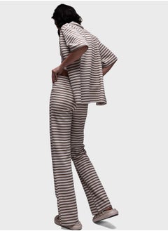TOPSHOP Striped Wide Leg Pants  - Image 2