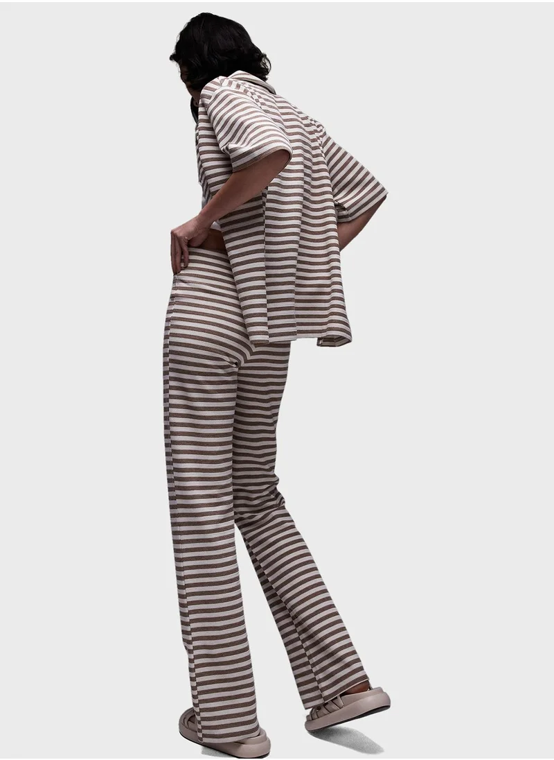 TOPSHOP Striped Wide Leg Pants