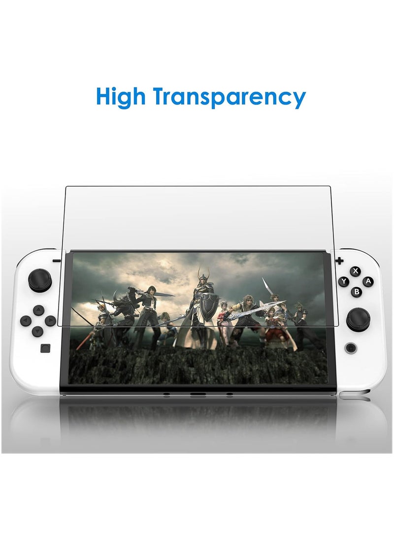 Anmi - 4-in-1 Switch Carrying Case for Nintendo Switch OLED, Portable Travel Case with Hard Cover Case, Screen Protector and Thumb Grip Caps, Carry bag with Game Holders for Switch OLED - Image 1