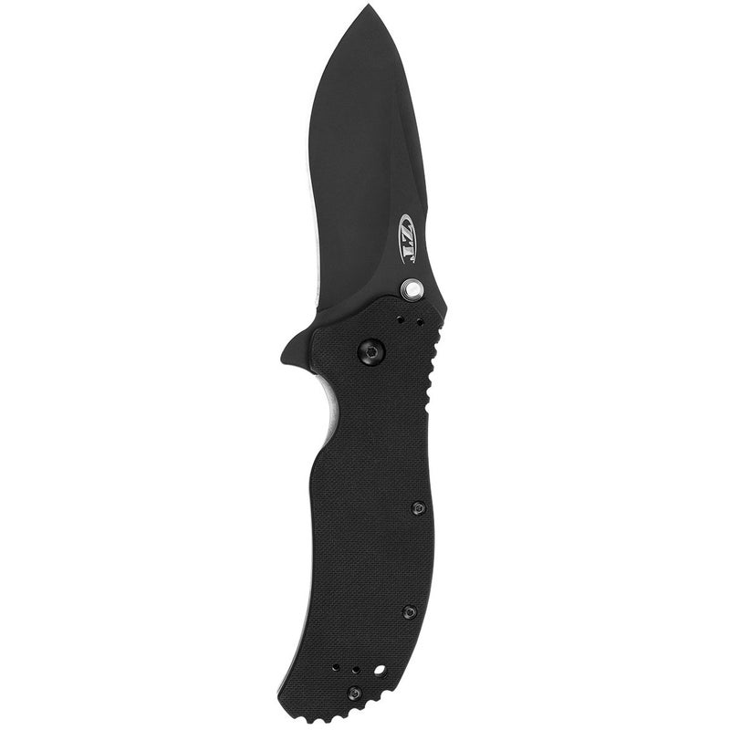 Zero Tolerance 0350 Folding Pocket Knife; 3.25” S30V Stainless Steel Blade with Black Tungsten DLC Finish; Textured G-10 Handle Scales, SpeedSafe Assisted Opening, Liner Lock, Quad-Mount Clip; 6.2 OZ. - Image 3
