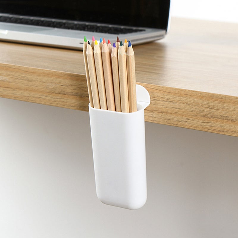 3Pcs Adhesive Screen Pen Holders Multi-function Desktop Stationery Boxes Office Supplies - Image 3