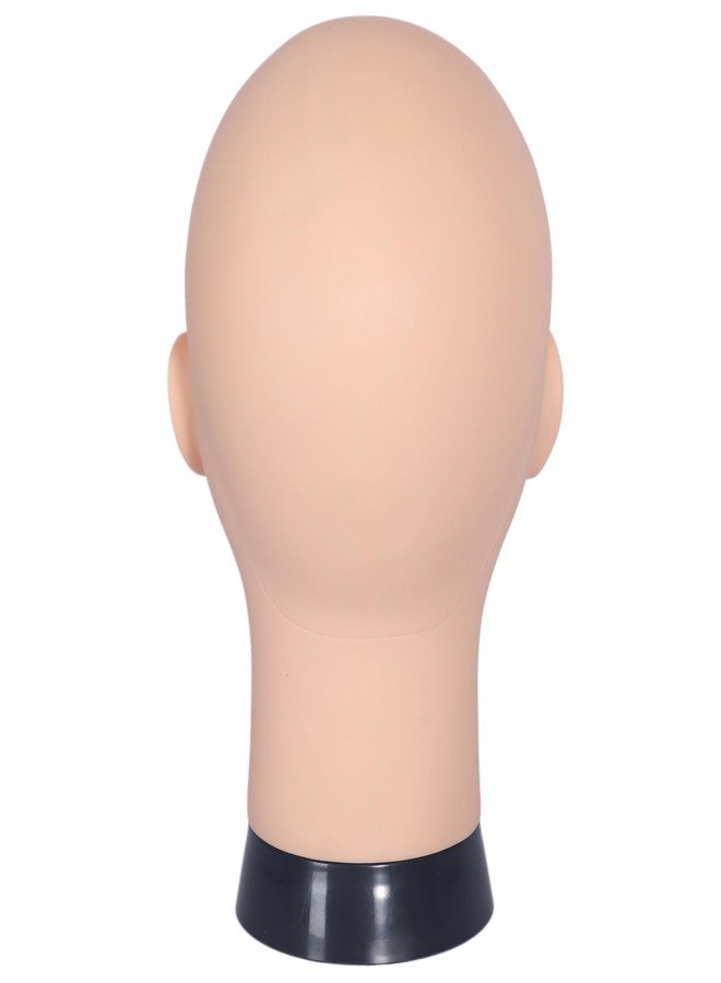 simnient Bald Female Mannequin Head Makeup Training Head Wig Head Professional Cosmetology for Wig Making and Display Hat Helmet Glasses Display Head Model with Free Clamp Stand - Image 4
