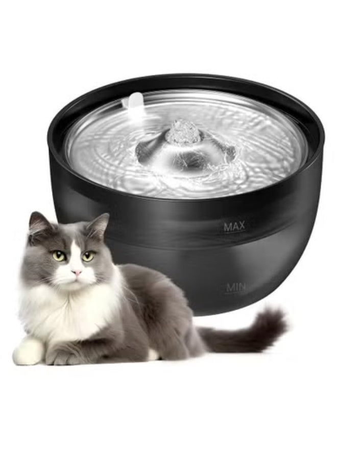 304 Food-Grade Pet Fountain, 3L Large Tank, Triple Filtration, Whisper-Quiet - Image 1