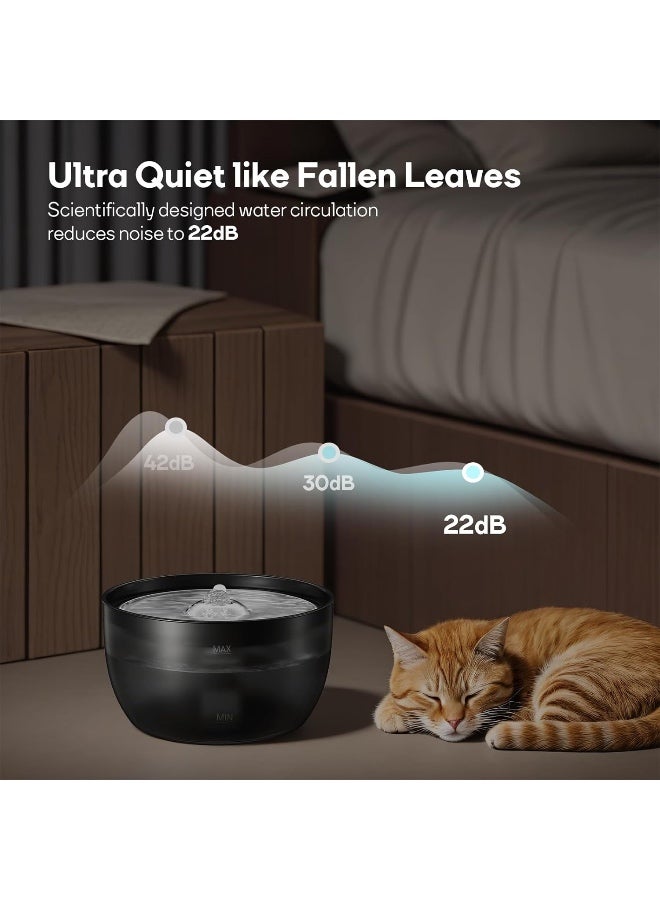 304 Food-Grade Pet Fountain, 3L Large Tank, Triple Filtration, Whisper-Quiet - Image 5