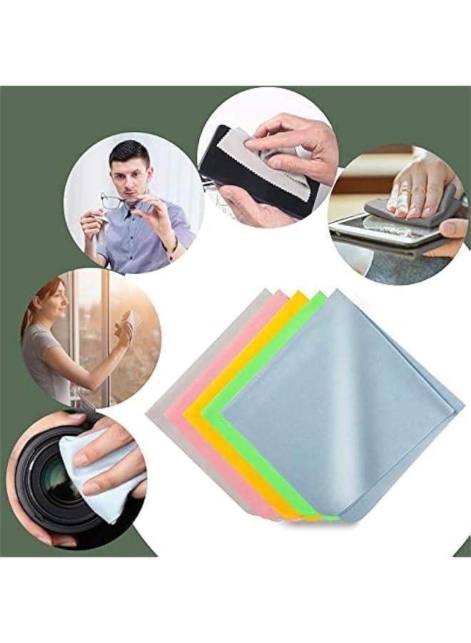 Extra Large Microfiber Cleaning Cloths Glasses Cleaning Cloth 12 x 12 Inch for Eyeglasses Lens Glasses Reusable Eyeglass Cleaner Cloths - Image 5