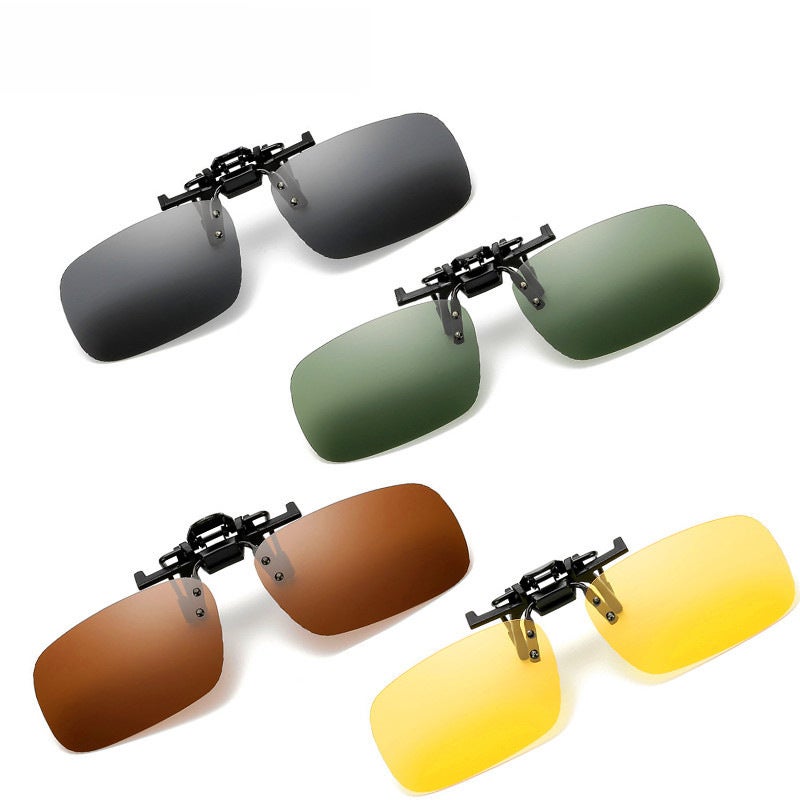 Generic Polarized Clip-On Sunglasses Unisex Medium tea (polarized) 