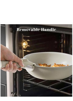 Sharpdo 15-Piece Removable Medical Stone Non-Stick Pot and Pan Set  - Image 3