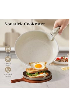 Sharpdo 15-Piece Removable Medical Stone Non-Stick Pot and Pan Set  - Image 4