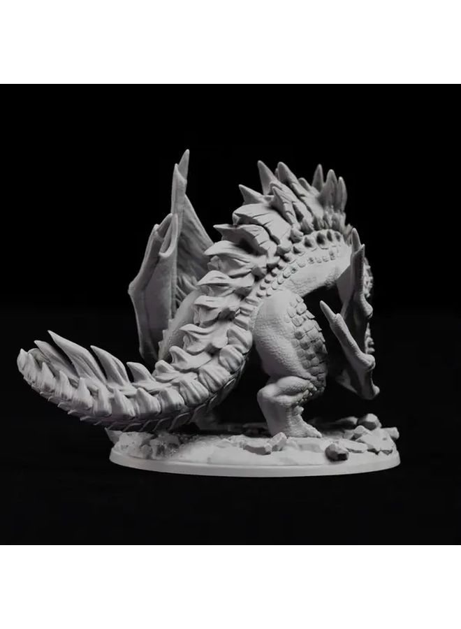 Fantasy Gaming Siege Wyvern Dragon Miniature ABS Resin Ages 14 Up - Image 5