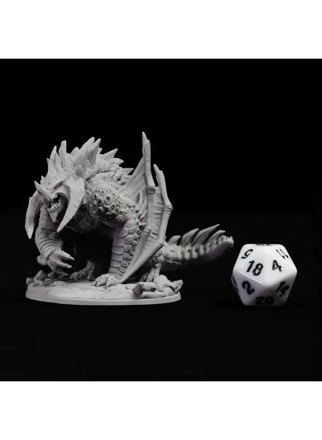 Fantasy Gaming Siege Wyvern Dragon Miniature ABS Resin Ages 14 Up - Image 3
