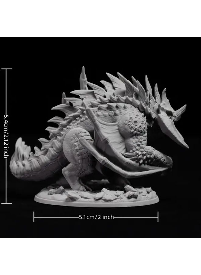 Fantasy Gaming Siege Wyvern Dragon Miniature ABS Resin Ages 14 Up - Image 2