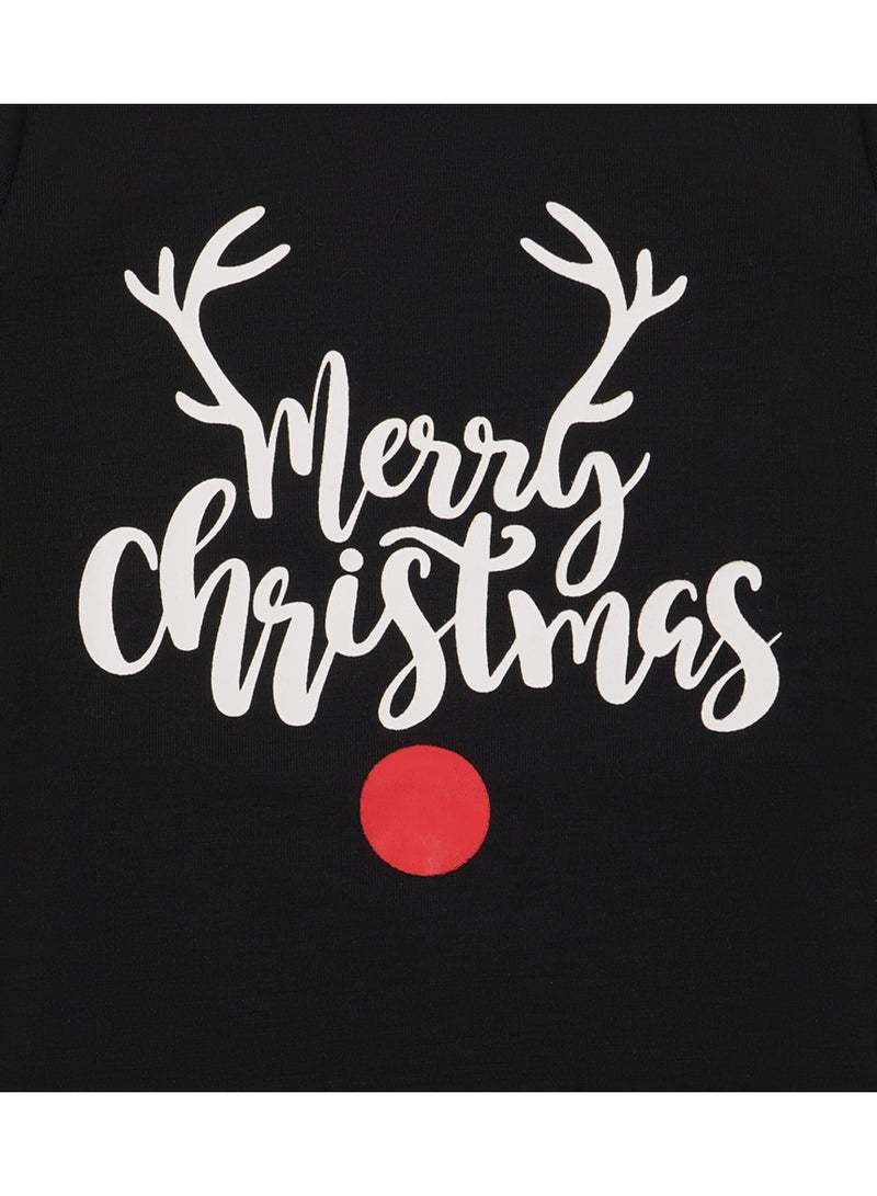 Unisex Kids Christmas Pajama Set 100% Soft Cotton Winter Sleepwear with Festive Holiday Prints Perfect for Boys and Girls  - Image 3