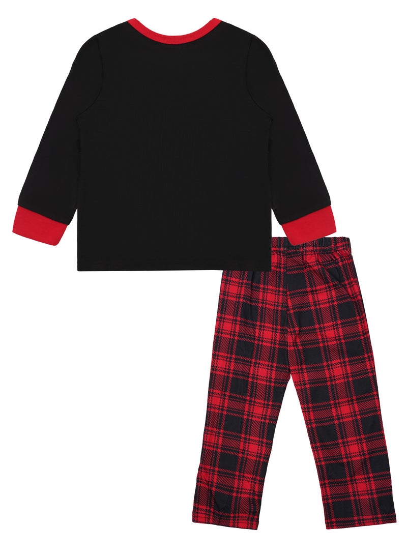 Unisex Kids Christmas Pajama Set 100% Soft Cotton Winter Sleepwear with Festive Holiday Prints Perfect for Boys and Girls  - Image 4