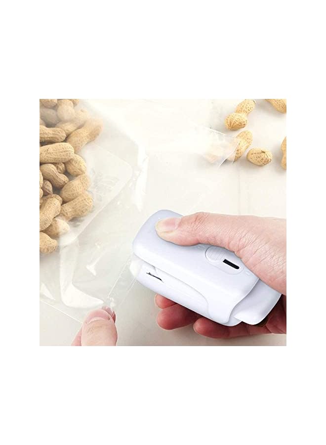 IAF Sealers, Handheld Bag Sealer 2 In 1 Mini Heat Sealer & Cutter Portable Bag Resealer Machine Food Saver For Plastic Bags Storage Snack Cookies - Image 2
