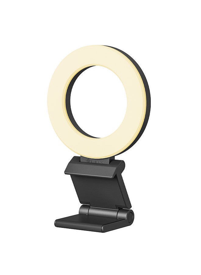 VIJIM - VIJIM CL07 4 Inch Clip-on LED Ring Light Laptop Video Conference Light 3 Lighting Modes 3000K-8000K Dimmable USB Powered for Live Streaming Online Education Meeting - Image 1